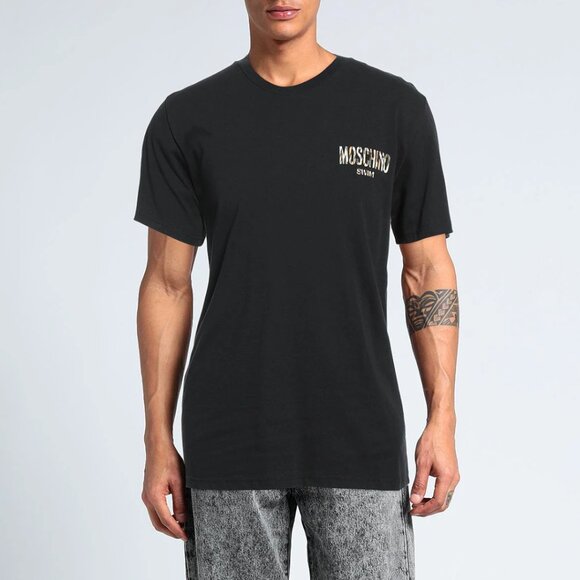 NWT Moschino Swim Short Sleeve Logo Tee US Size XS